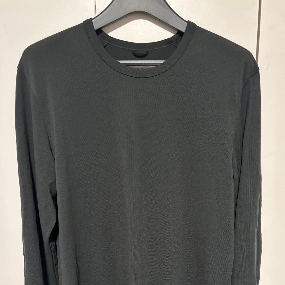Reigning Champ Green Crewneck Long Sleeve Tee - Medium